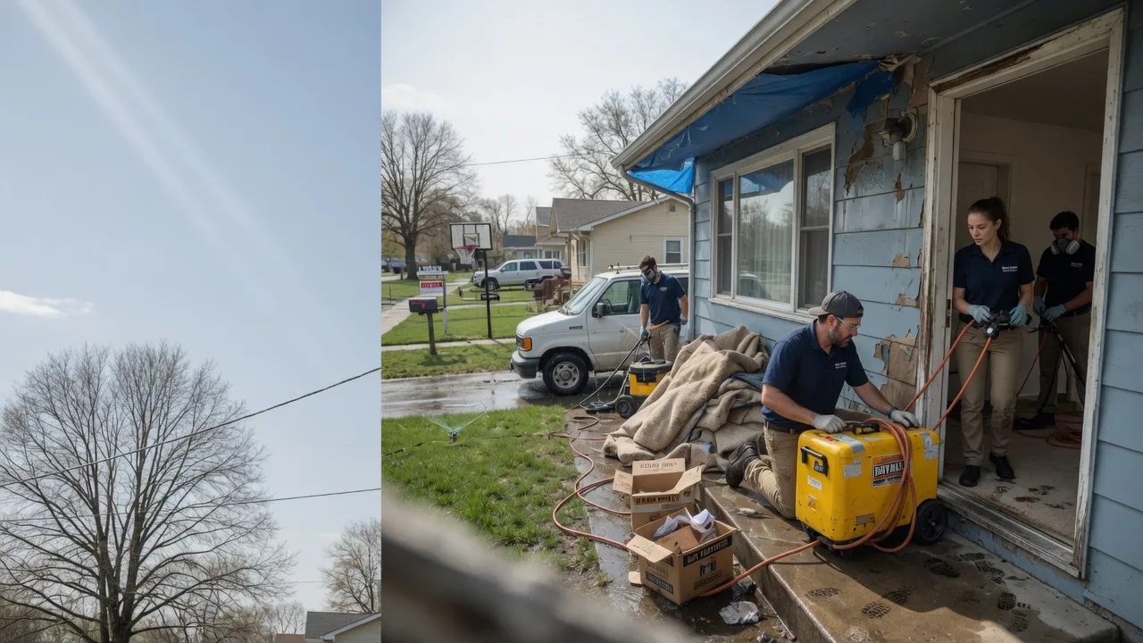 Basement Flood Cleanup in Bruceville, IN near me